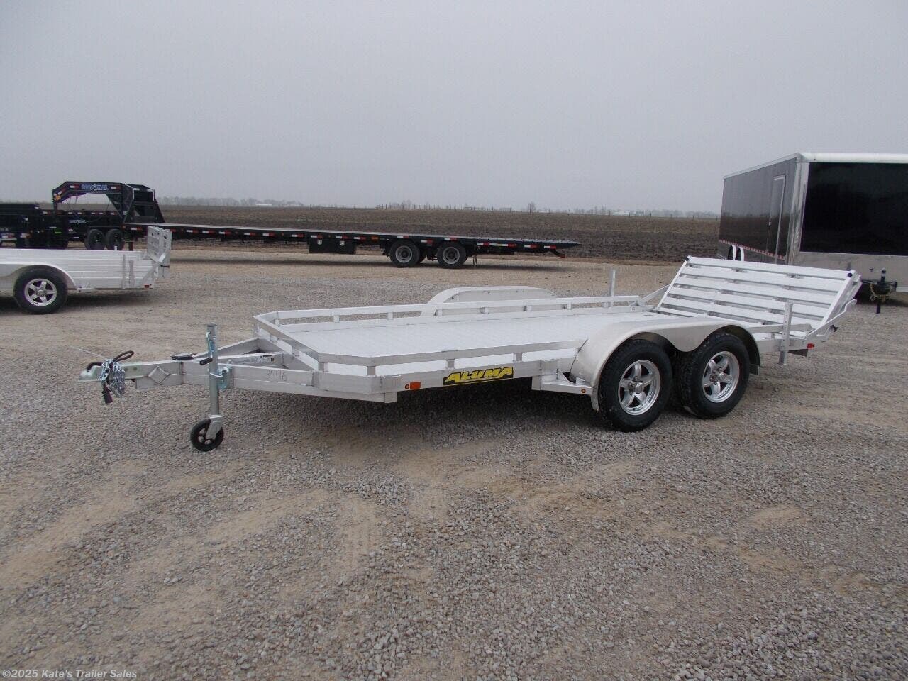 Utility Trailer 2021 Aluma 7814BT 14' Tandem Axle Aluminum Utility