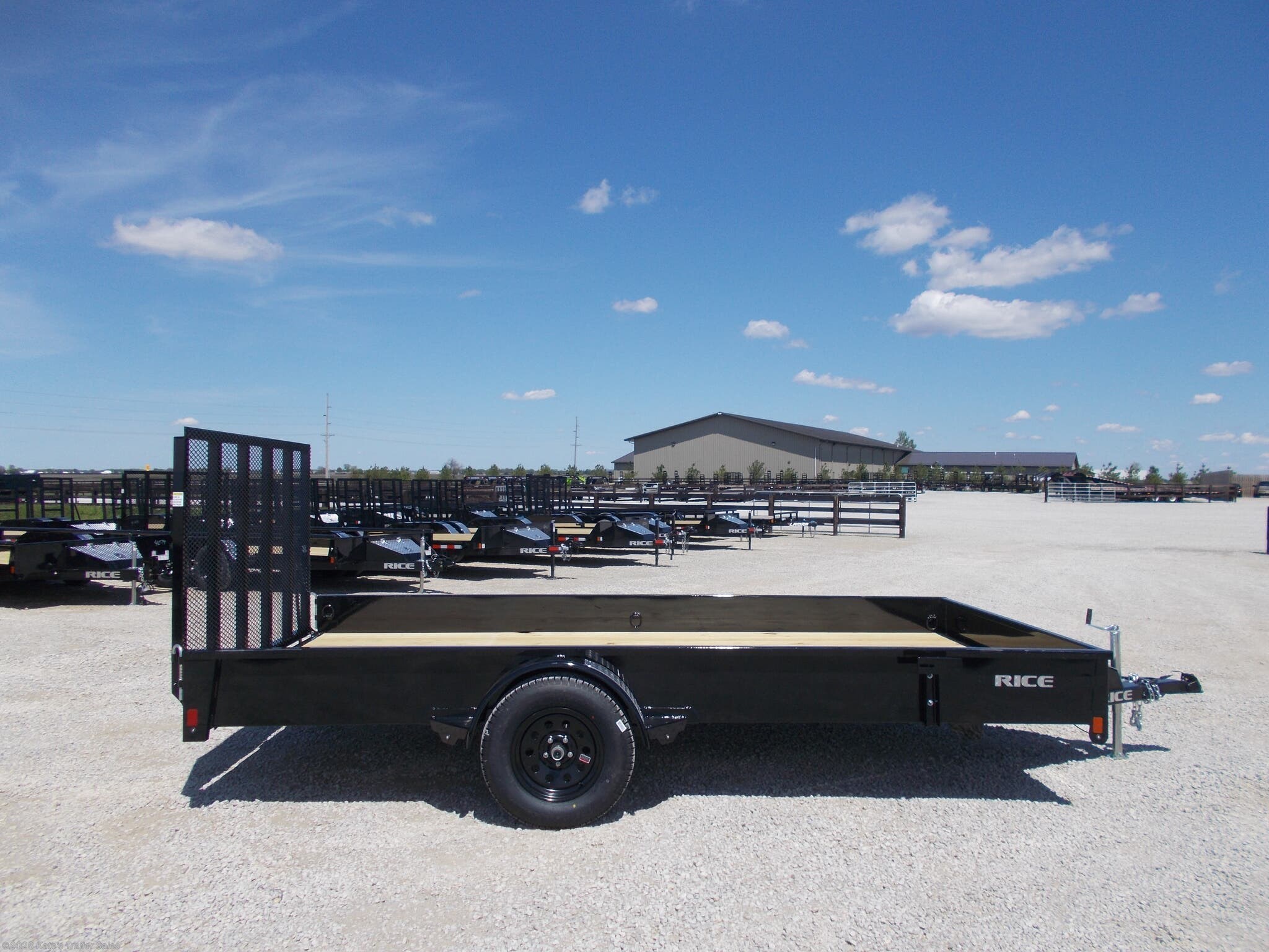 Utility Trailer 2020 Rice Trailers Stealth 82X14' Single Axle Solid