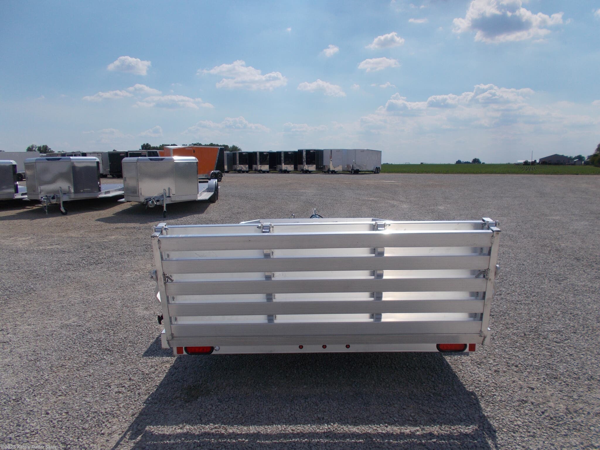 Utility Trailer 2021 Aluma 7712HBT 12' Aluminum ATV Trailer With Bi