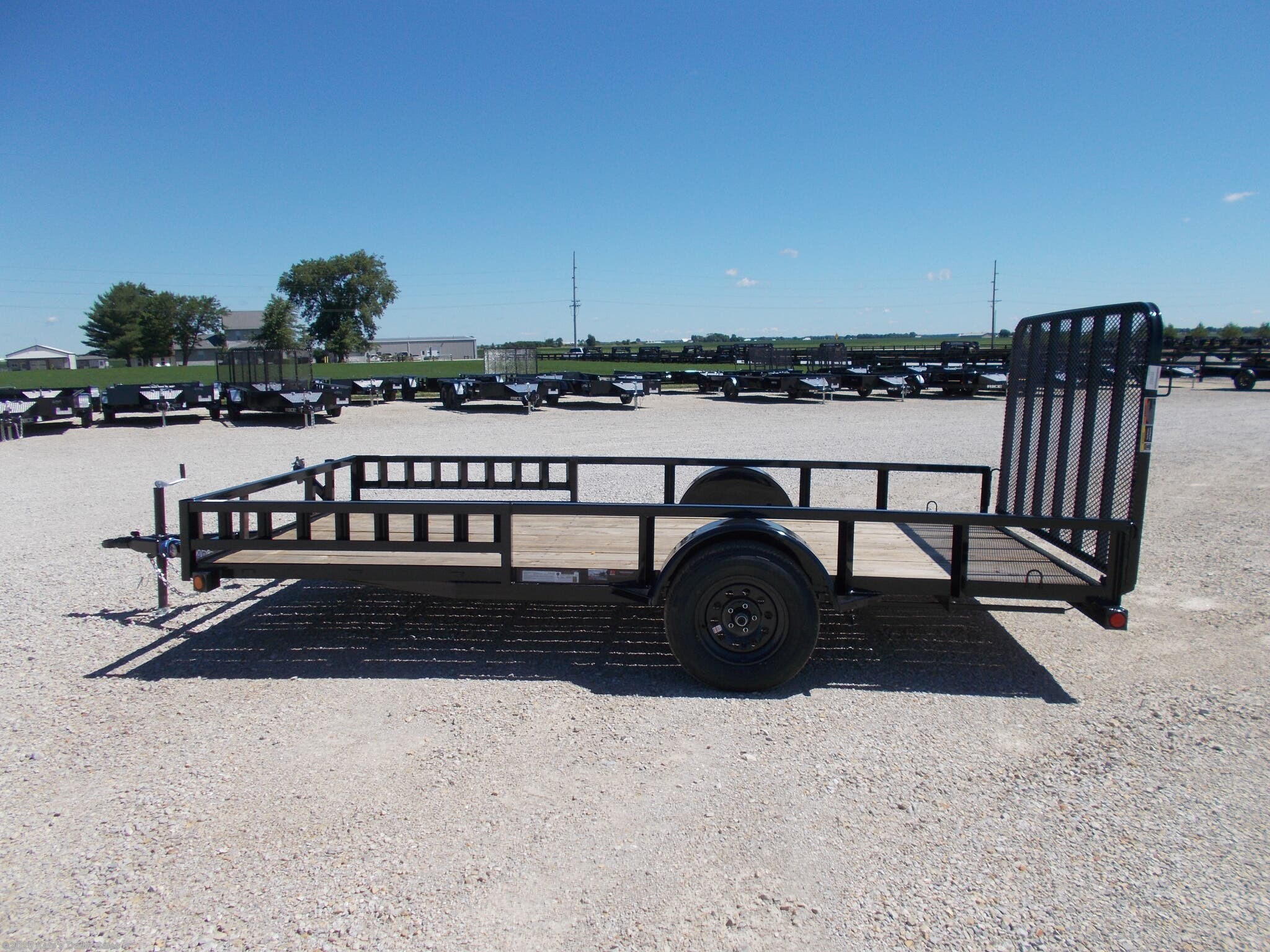 Utility Trailer 2020 Load Trail 83X14 Single Axle Side Rail Ramps