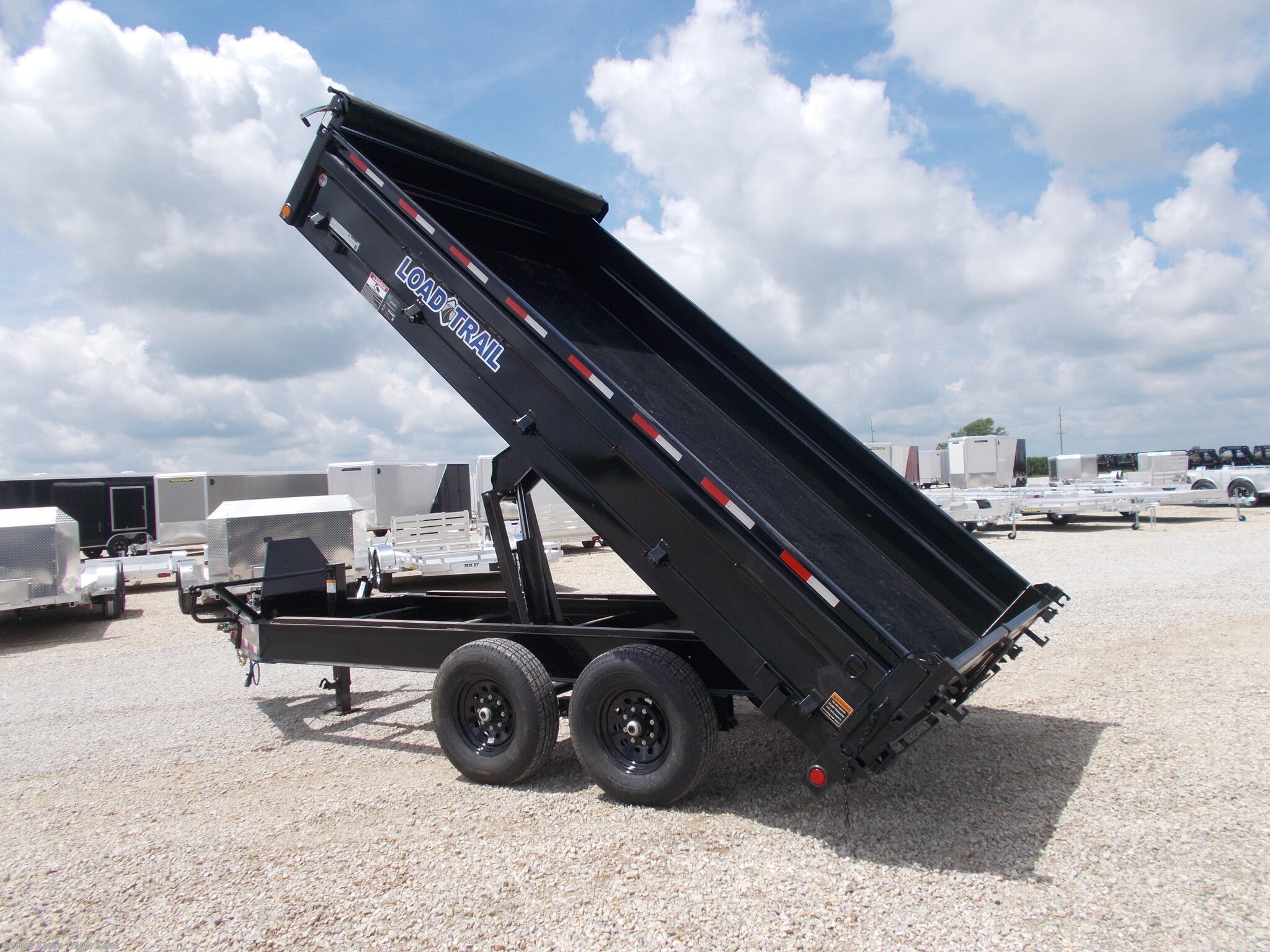 Dump 2020 Load Trail 96X14' Dump Trailer Deckover Fold Down Sided 14K