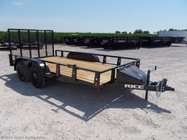 2022 Rice Trailers 82x14 Tandem Axle Utility W/Toolbox available in Arthur, IL