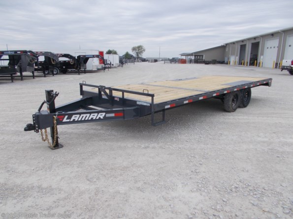 2024 Lamar 102X22' Deckover Trailer Flatbed Equipment available in Arthur, IL