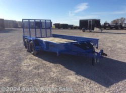2024 Rice Trailers Tandem Stealth 82X14 Solid Side Tandem Axle w Toolbox