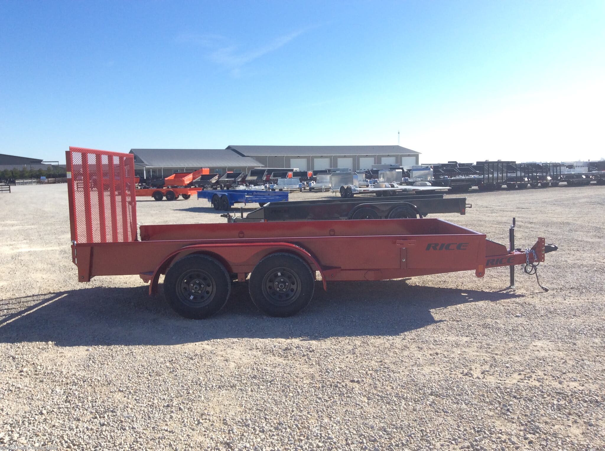 6x14 Utility Trailer For Sale New Rice Trailers Tandem Stealth 82x14 Solid Side Tandem Axle W 4562