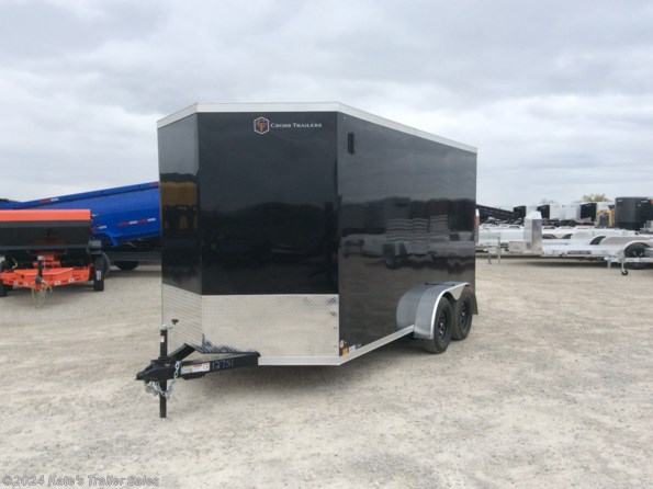 2025 Cross Trailers 7X14' Enclosed Cargo Trailer 12"+Tall Spare+Mount available in Arthur, IL