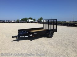 2024 Rice Trailers Single Stealth 76X12 Solid Side Single Axle w Toolbox