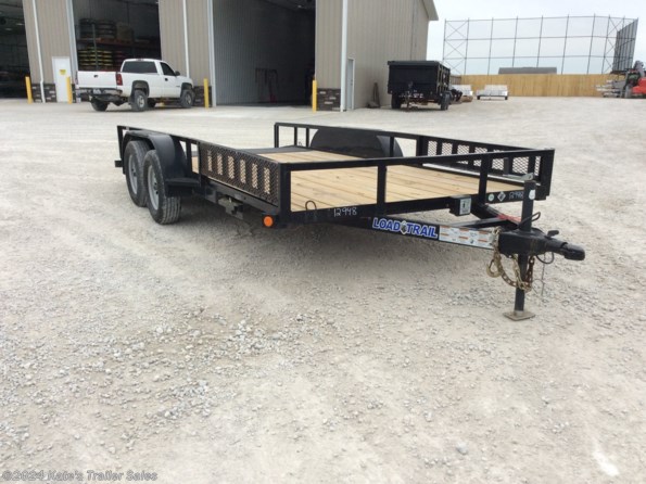 2016 Load Trail 16' Utility Trailer 83X16 Tandem Axle Side Ramps available in Arthur, IL