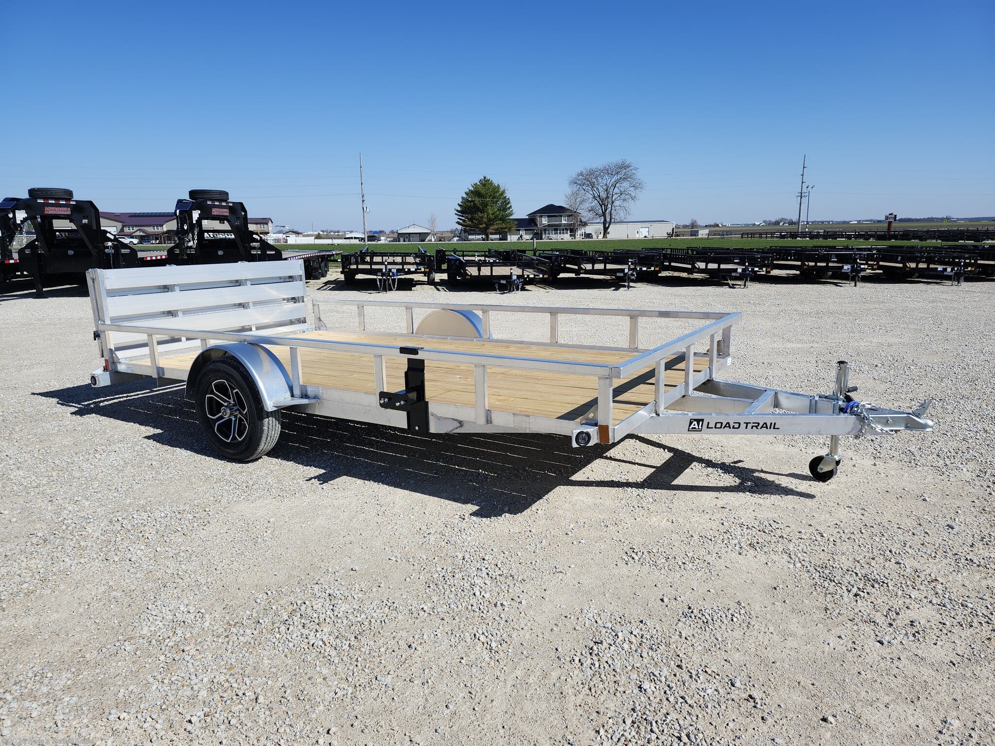 2026 Load Trail 83x14 Single Axle Aluminum Utility / Bi-Fold Gate