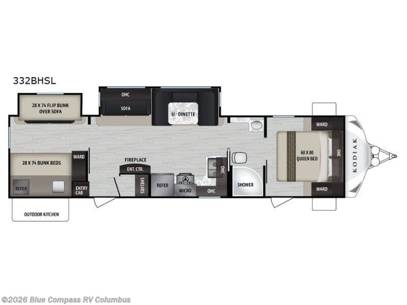 Used 2020 Dutchmen Kodiak Ultra-Lite 332BHSL available in Delaware, Ohio