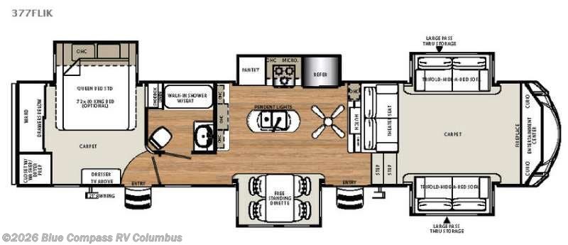 Used 2016 Forest River Sierra 377FLIK available in Delaware, Ohio