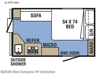 Used 2022 Coachmen Clipper Camping Trailers 12.0TD MAX Express available in Delaware, Ohio