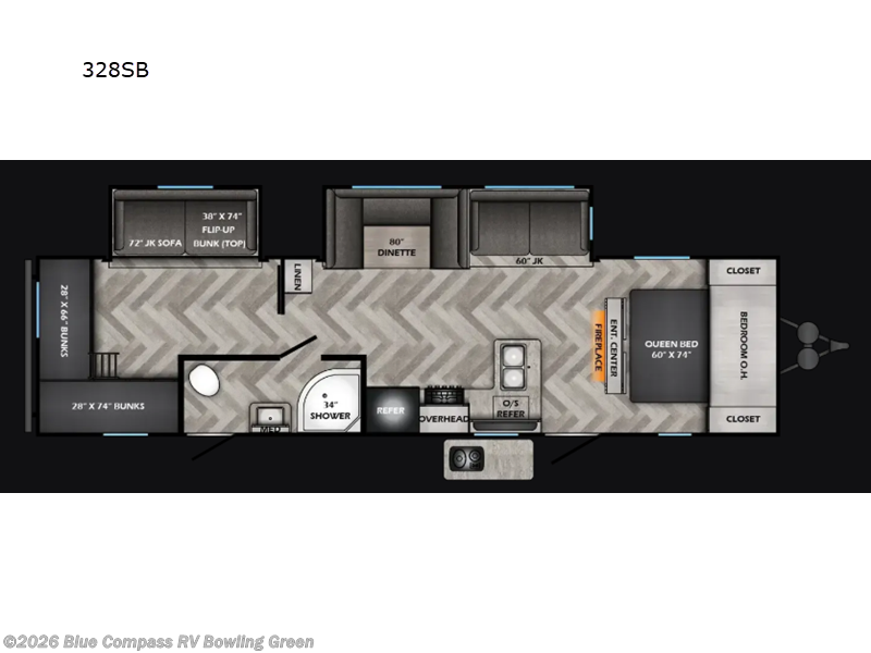 Used 2026 CrossRoads Zinger 328SB available in Bowling Green, Kentucky