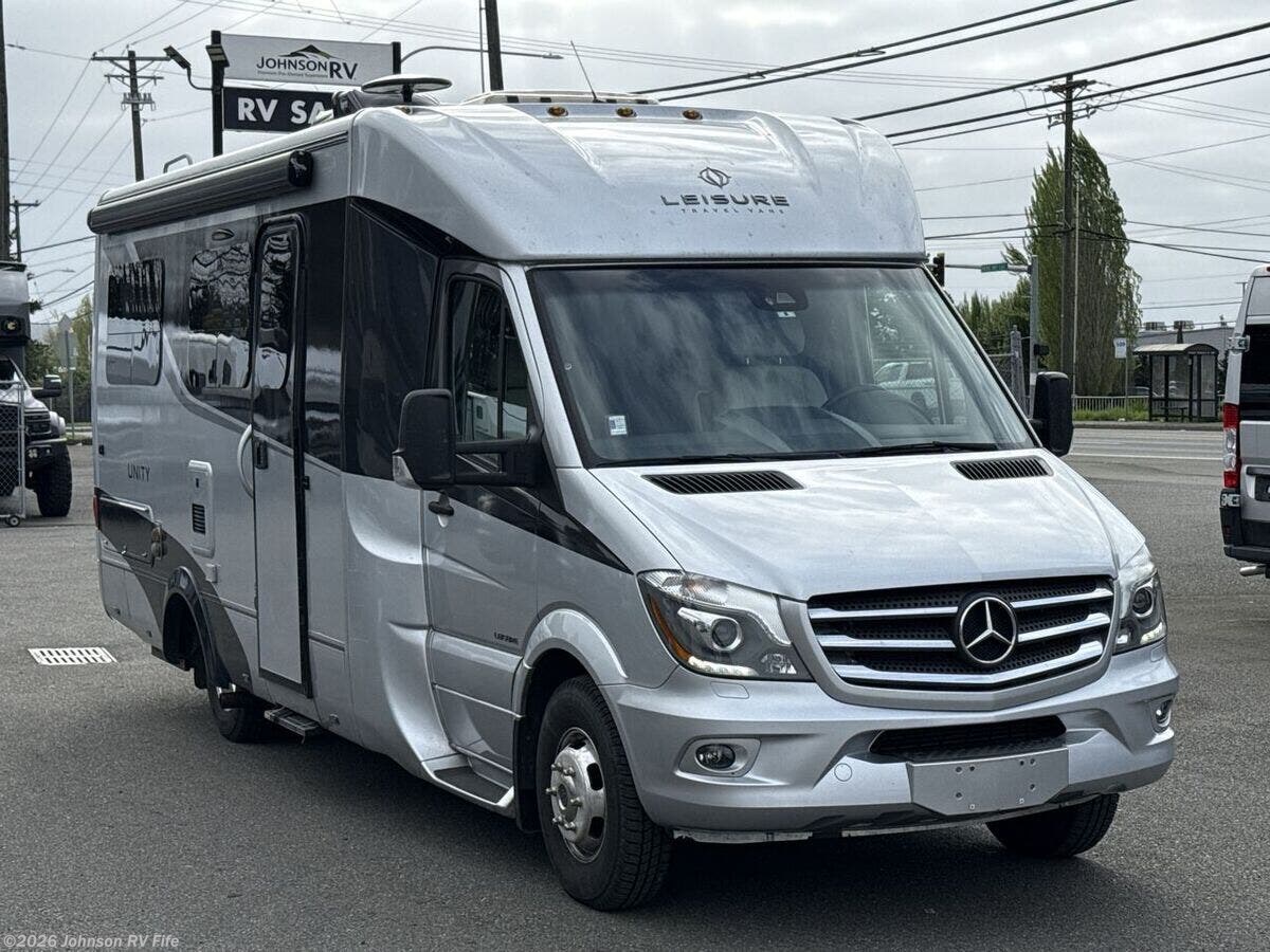 Used 2017 Leisure Travel Unity 24FX *Solar *3.2Kw Diesel Gen *Glamour Pkg available in Fife, Washington