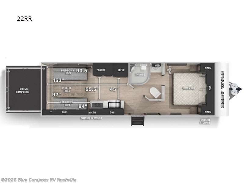 Used 2021 Forest River Cherokee Grey Wolf 22RR available in Lebanon, Tennessee