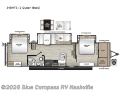 New 2026 Forest River Aurora 34BHTS (2 Queen Beds) available in Lebanon, Tennessee