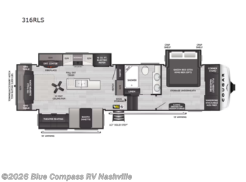 Used 2024 Keystone Cougar 316RLS available in Lebanon, Tennessee