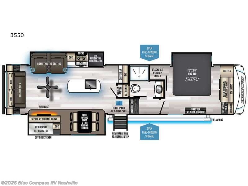 Used 2022 Forest River Cherokee Arctic Wolf Suite 3550 available in Lebanon, Tennessee