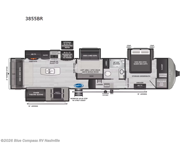 Used 2023 Keystone Montana 3855BR available in Lebanon, Tennessee