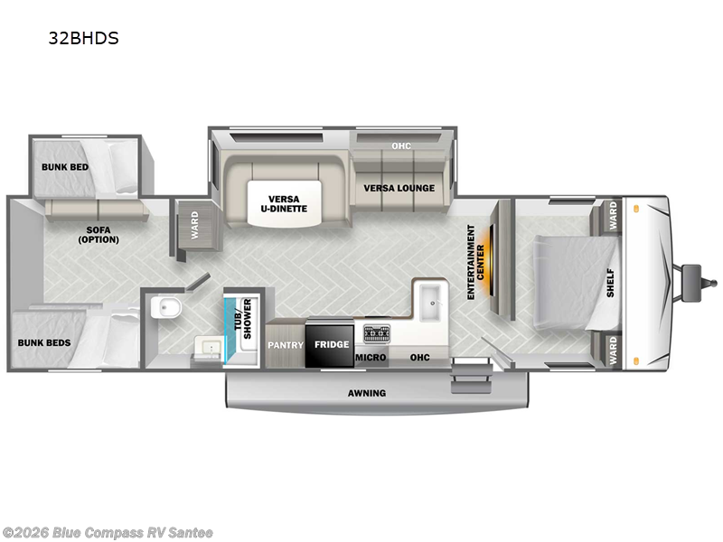 Used 2022 Forest River Salem 32BHDS available in Santee, California