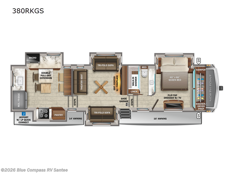 Used 2022 Jayco North Point 380RKGS available in Santee, California
