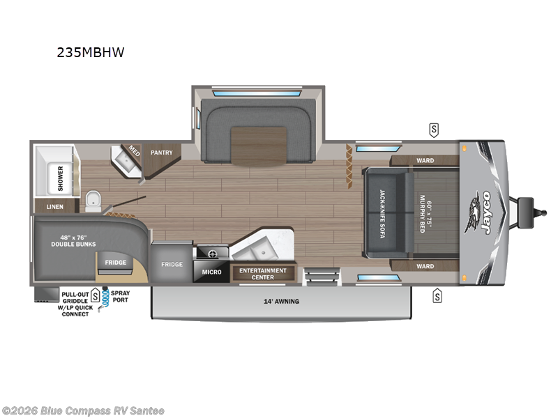 Used 2025  Jayco Jay Flight 235MBHW by Jayco from Blue Compass RV Santee in Santee, CA