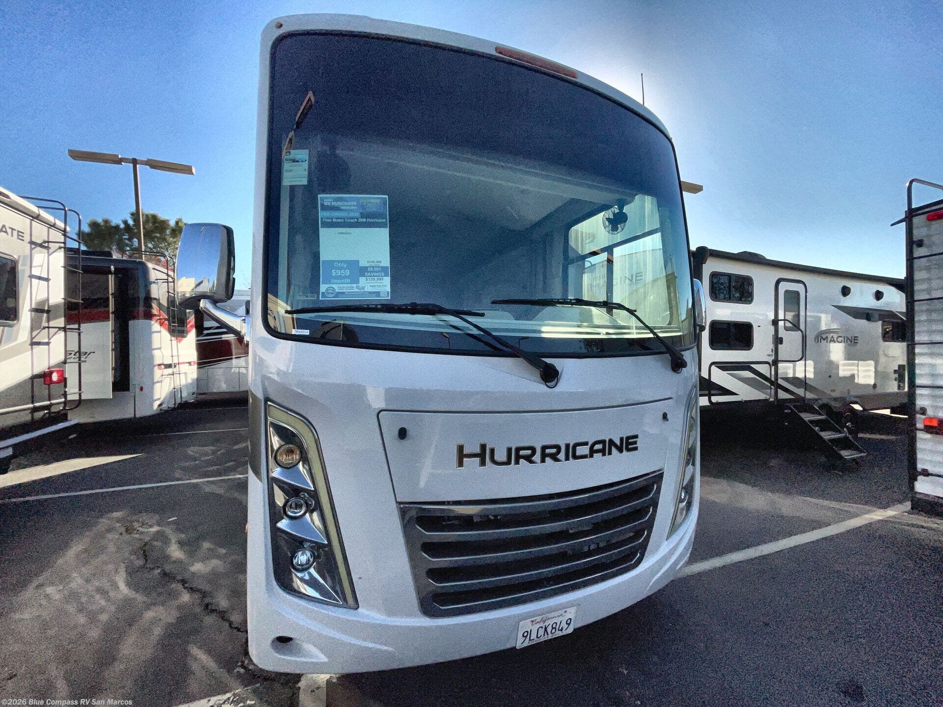 Used 2024 Thor Motor Coach Hurricane 29M available in San Marcos, California