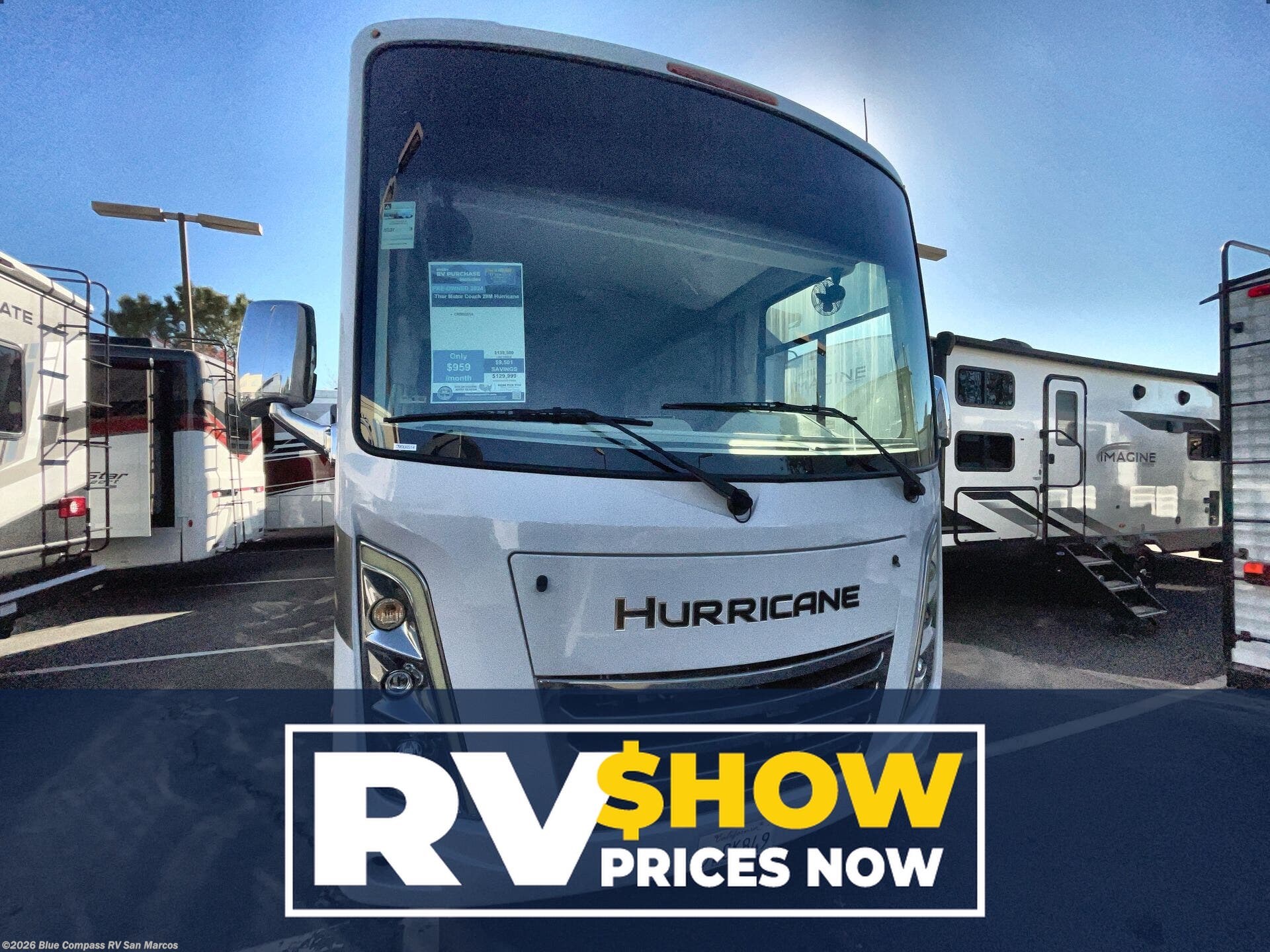 Used 2024 Thor Motor Coach Hurricane 29M available in San Marcos, California