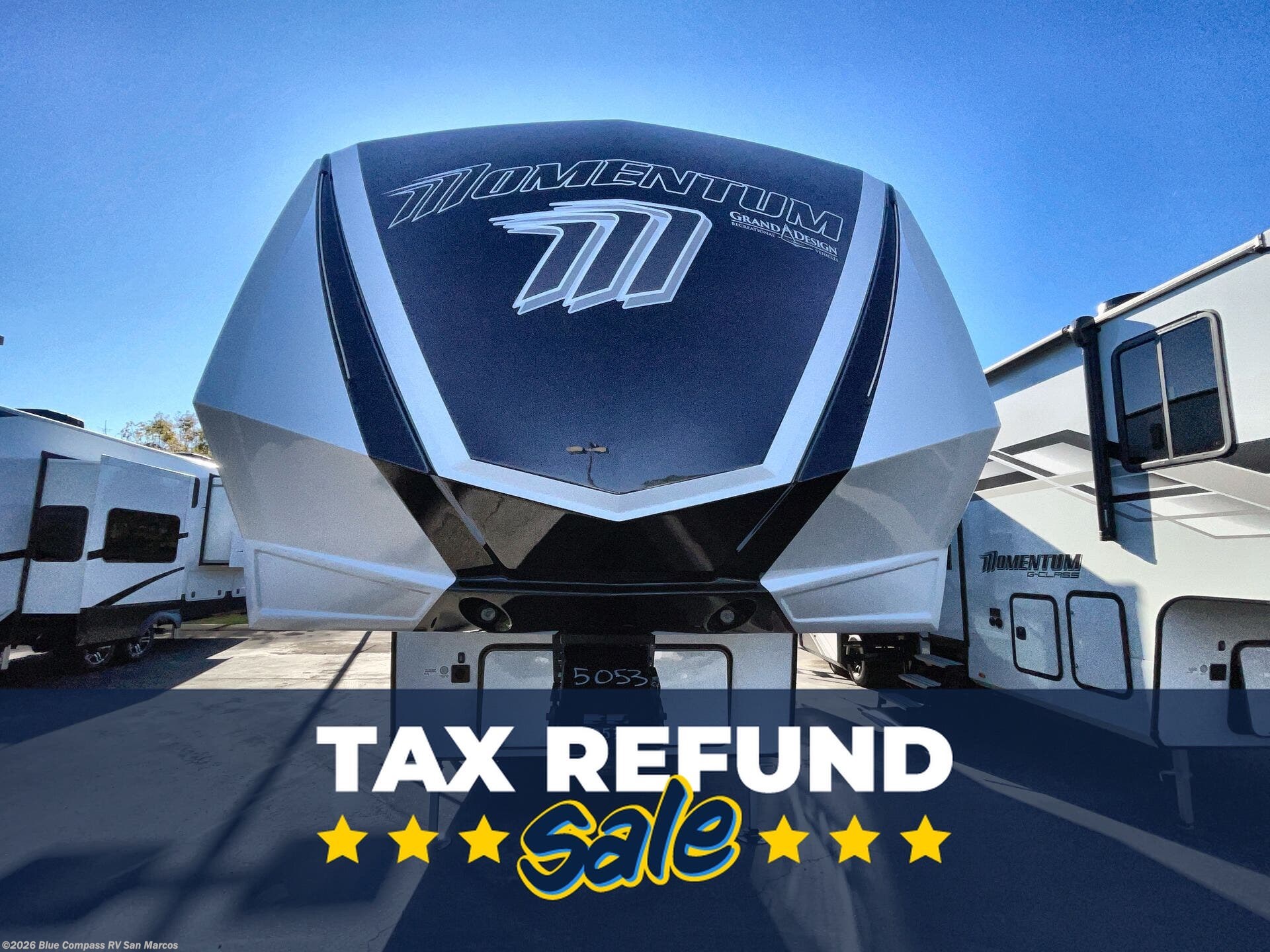 New 2026 Grand Design Momentum G-Class 325G available in San Marcos, California