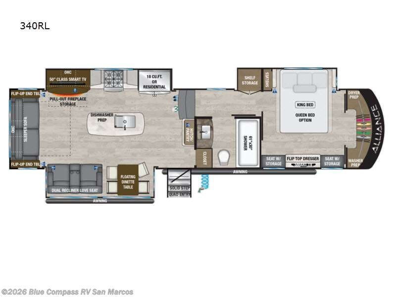 Used 2022 Alliance RV Paradigm 340RL available in San Marcos, California