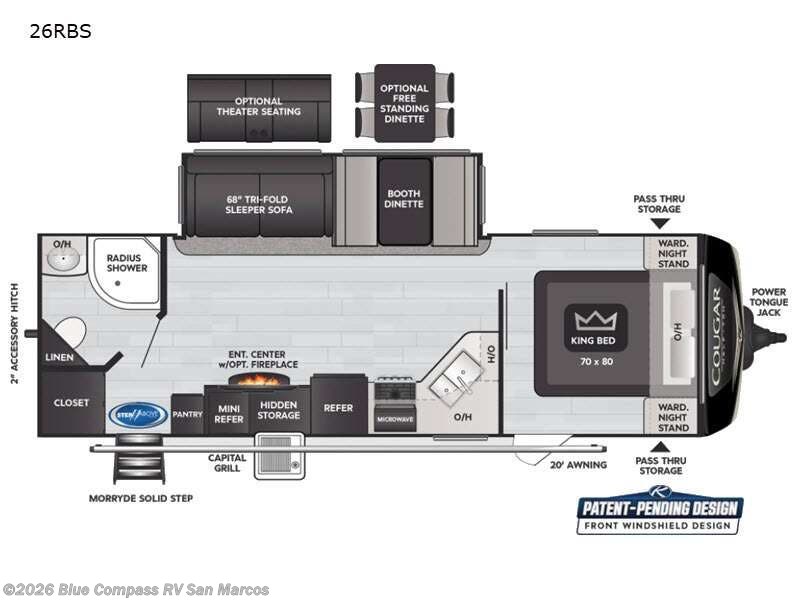 Used 2021 Keystone Cougar Half-Ton 26RBS available in San Marcos, California