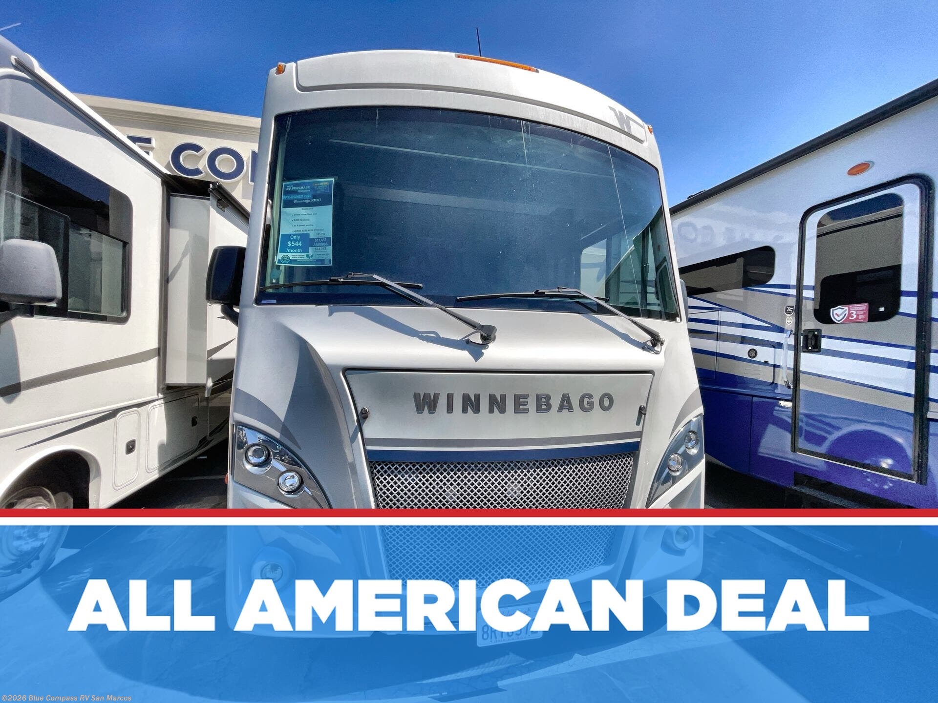 Used 2020 Winnebago Intent 28Y available in San Marcos, California