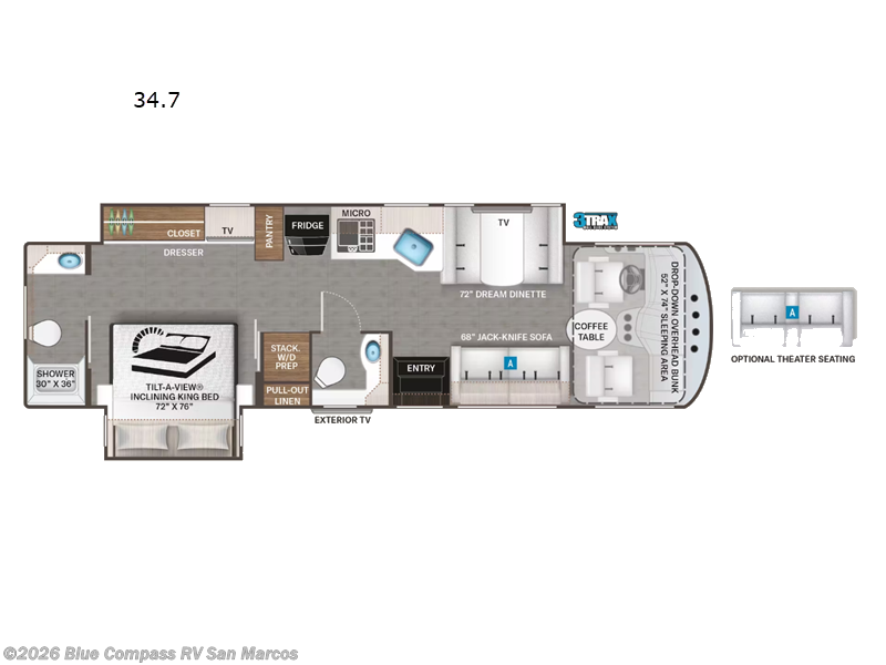 Used 2023 Thor Motor Coach Miramar 34.7 available in San Marcos, California