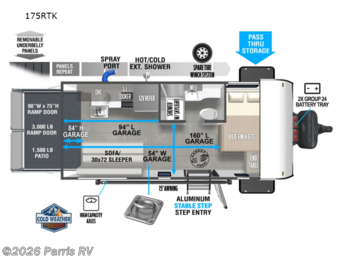 New 2026 Forest River Salem FSX 175RTK available in Murray, Utah