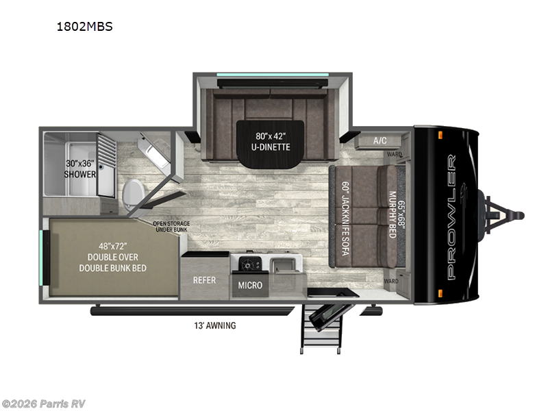 New 2027 Heartland Prowler 1802MBS available in Murray, Utah