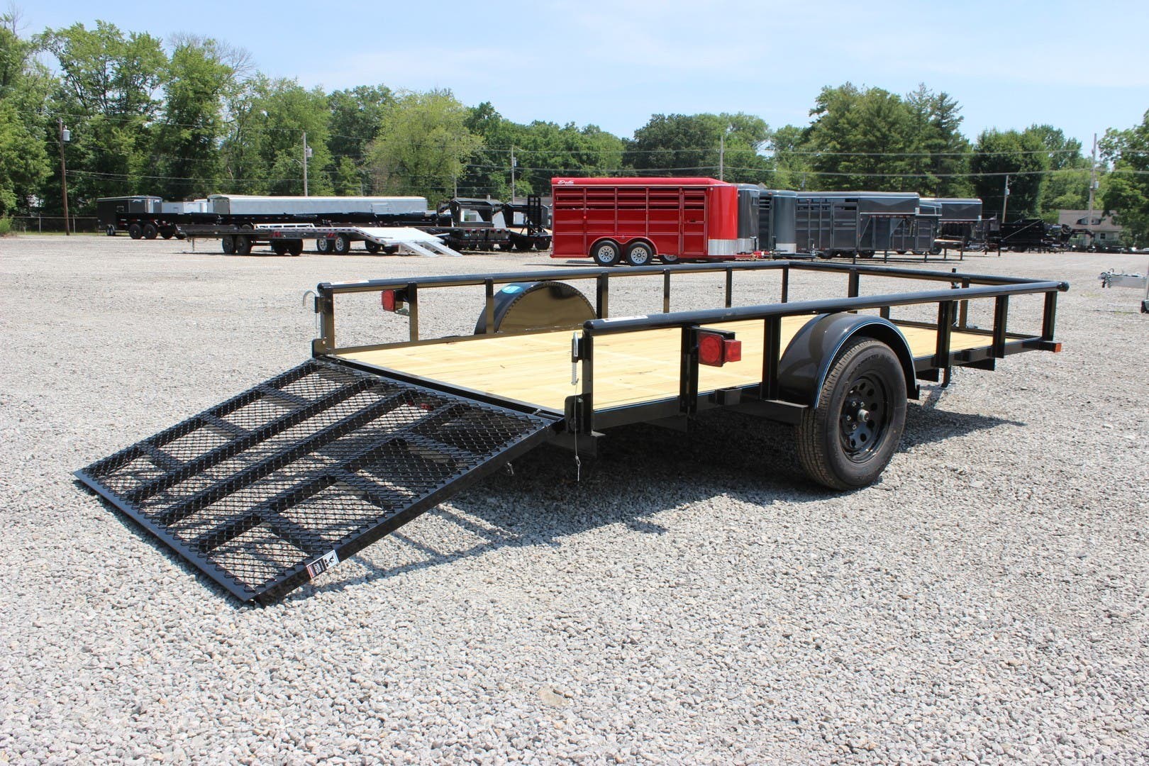 6x12 Utility Trailer for sale New Top Hat USA12X77P TrailersUSA