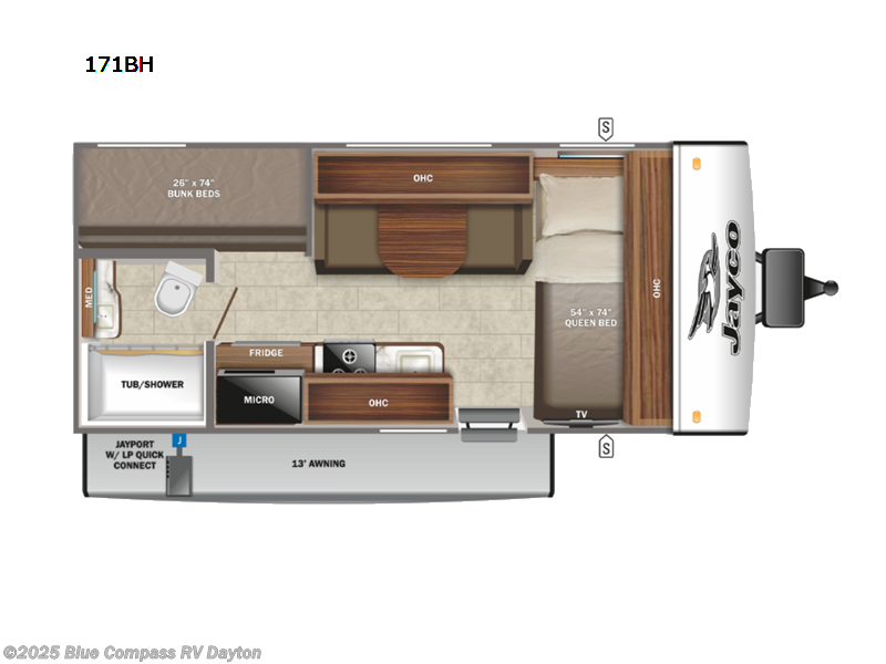 Used 2022 Jayco Jay Feather Micro 171BH available in New Carlisle, Ohio