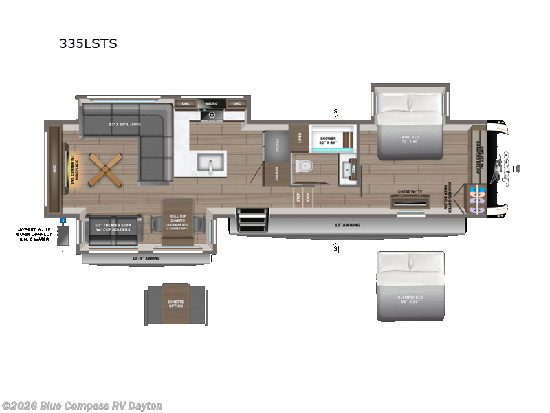 New 2026 Jayco Eagle 335LSTS available in New Carlisle, Ohio