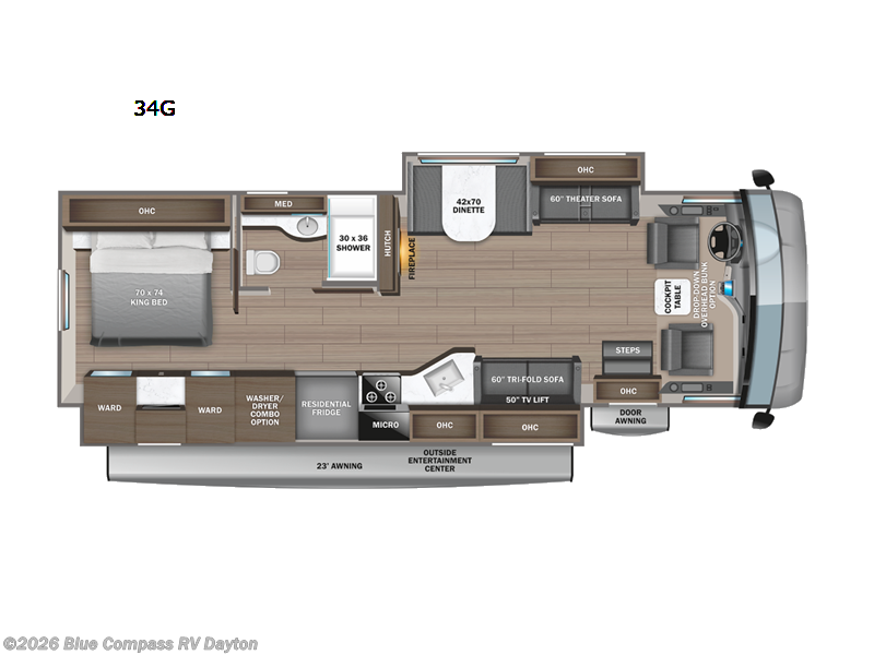 Used 2023 Jayco Precept 34G available in New Carlisle, Ohio