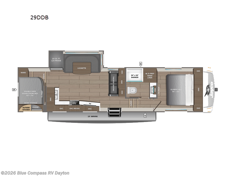 New 2027 Jayco Eagle 29DDB available in New Carlisle, Ohio