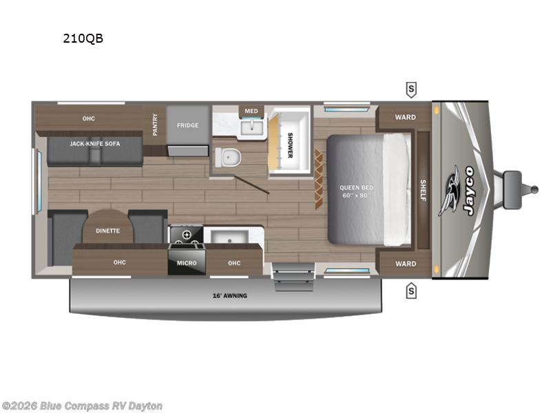 New 2027 Jayco Jay Flight 210QB available in New Carlisle, Ohio