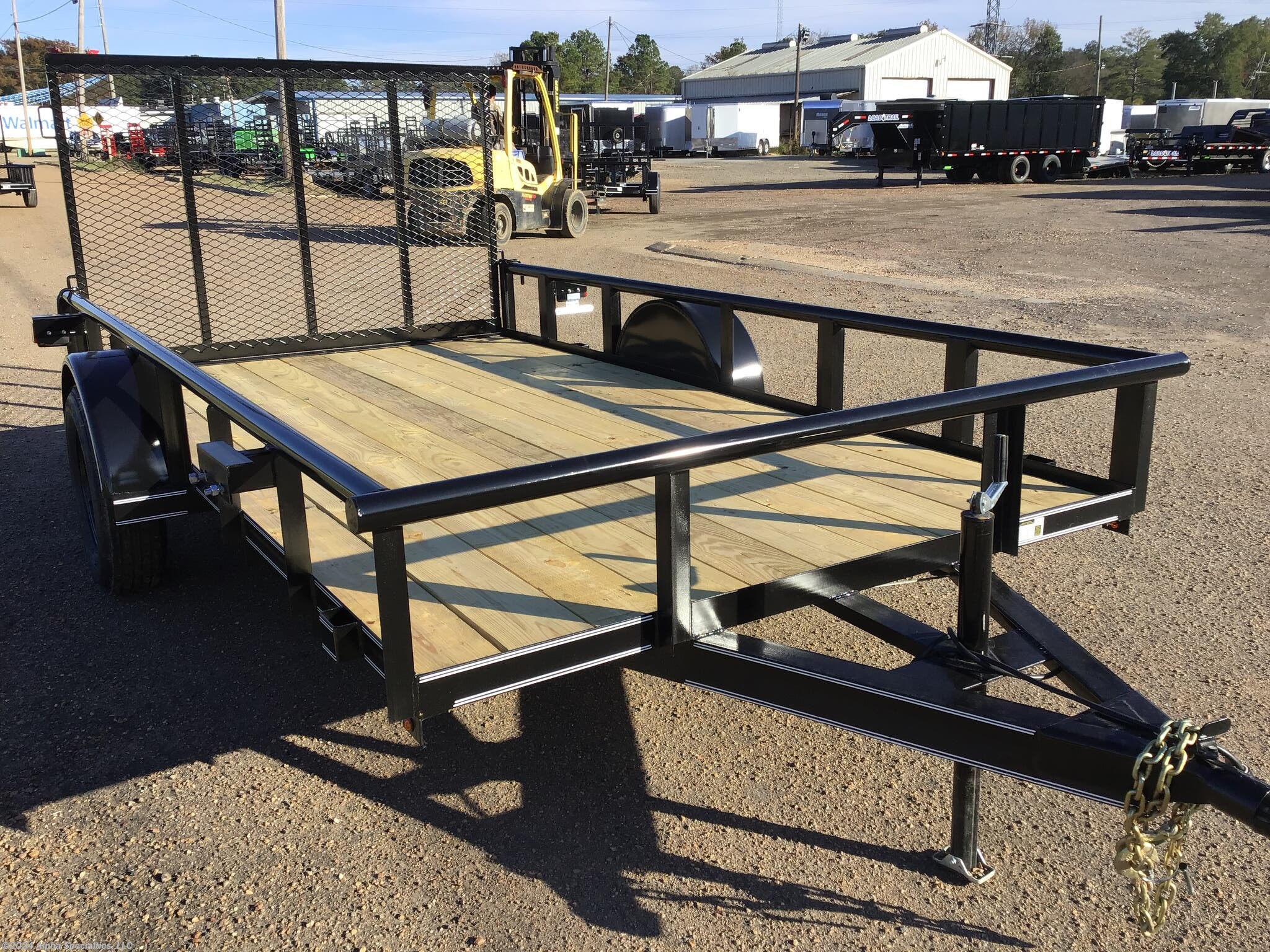 6x12 Utility Trailer for sale New Pro Hauler 6X12 PipeTop Utility