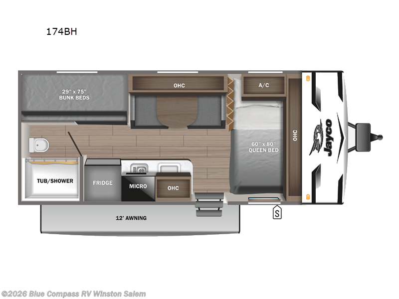 New 2024 Jayco Jay Flight SLX 174BH available in Rural Hall, North Carolina