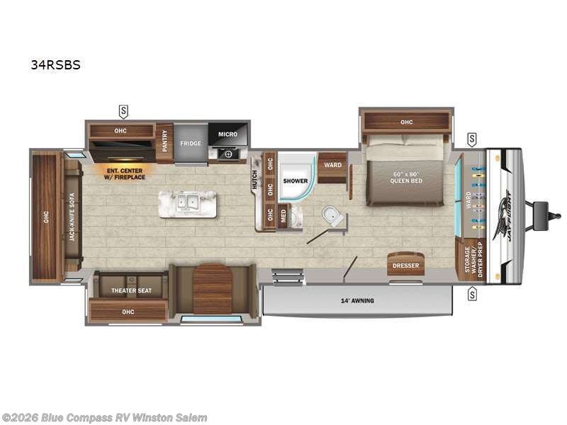 Used 2022 Jayco Jay Flight 34RSBS available in Rural Hall, North Carolina