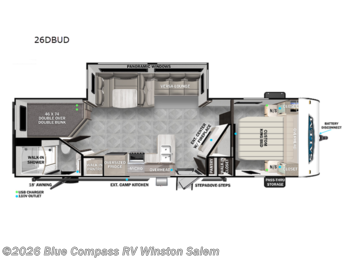 Used 2023 Forest River Salem 26DBUD available in Rural Hall, North Carolina