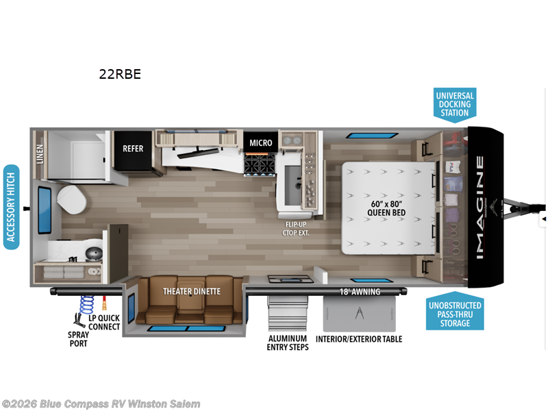 New 2027 Grand Design Imagine XLS 22RBE available in Rural Hall, North Carolina