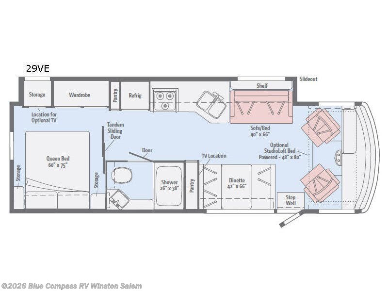Used 2017 Winnebago Vista 29VE available in Rural Hall, North Carolina