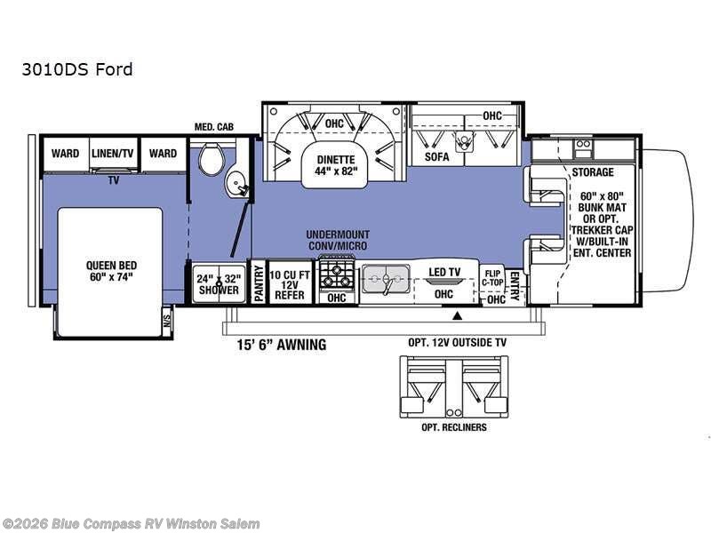 Used 2021 Forest River Sunseeker Classic 3010DS Ford available in Rural Hall, North Carolina
