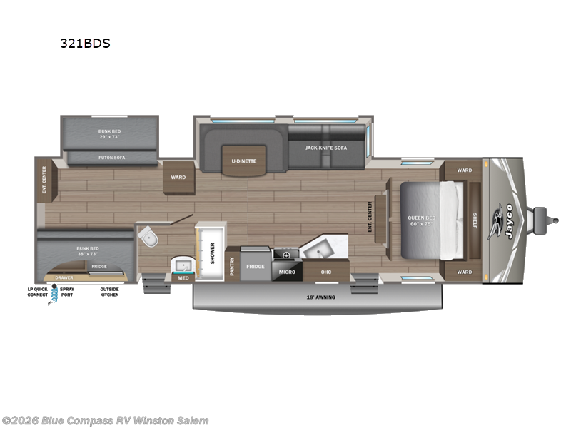 New 2027 Jayco Jay Flight 321BDS available in Rural Hall, North Carolina