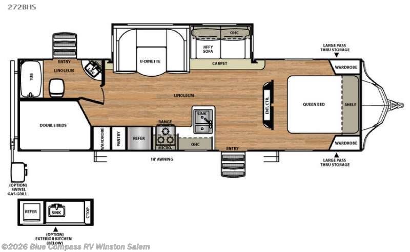 Used 2016 Forest River Vibe 272BHS available in Rural Hall, North Carolina